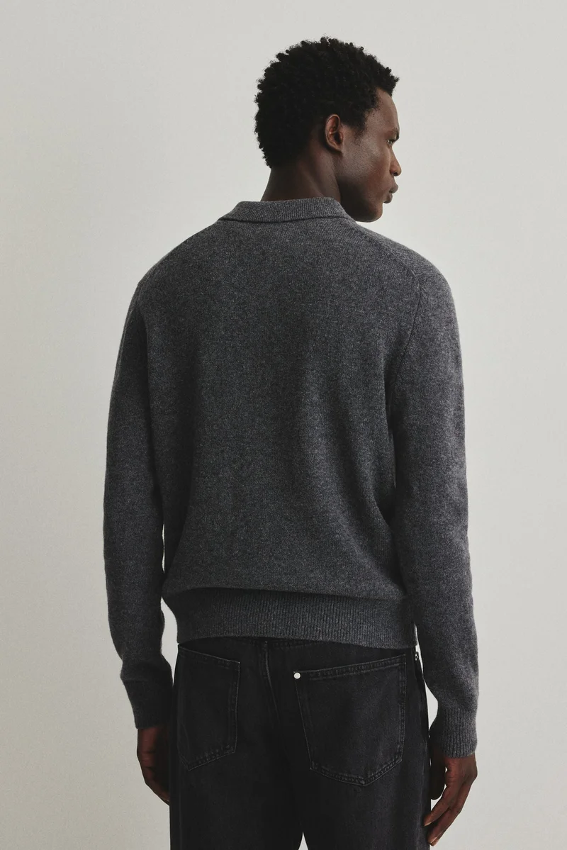 H&M Regular Fit Wool polo shirt