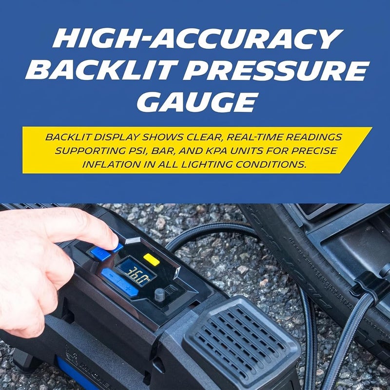 Michelin twin piston tyre inflator 220v heavy duty - Image 4
