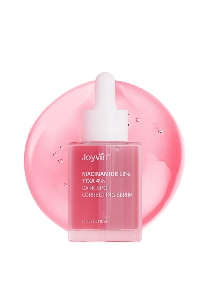 Joyvin Niacinamide Serum 10%, TXA 4% Dark Spot Correcting Serum, Dark Spot Correcting Glow Serum, Anti Pigment Spots Face Essence Brightening and Moisturising 30ml - Image 1