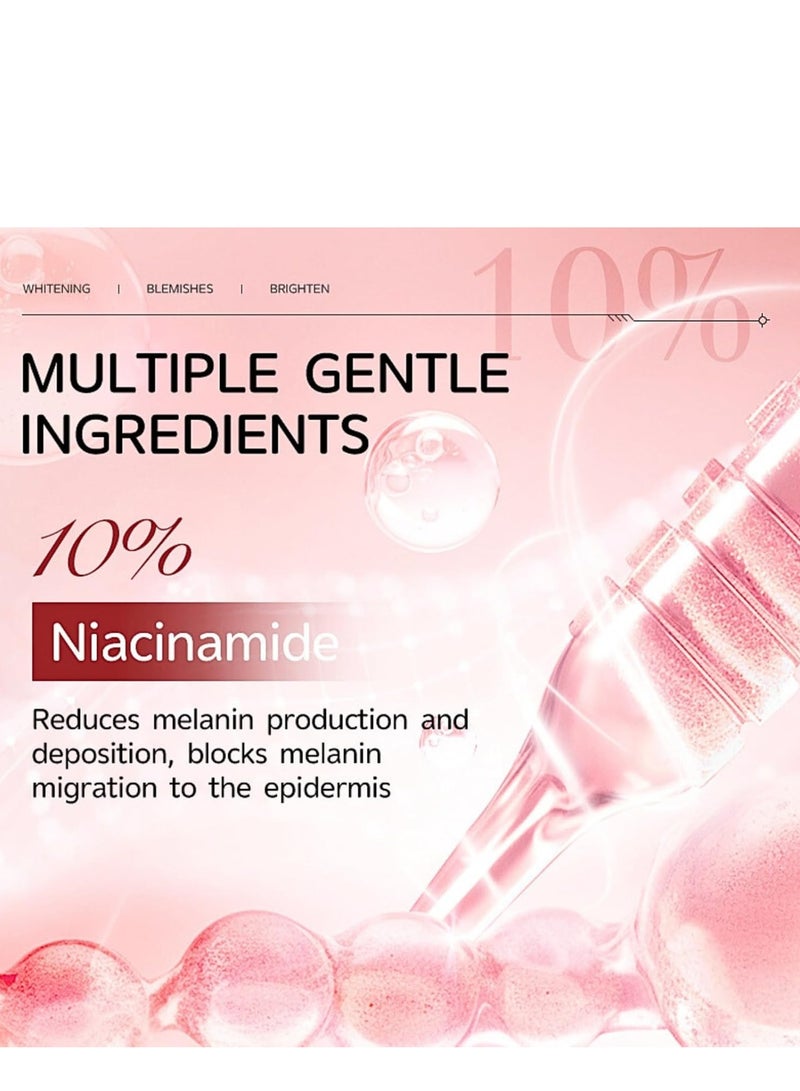 Joyvin Niacinamide Serum 10%, TXA 4% Dark Spot Correcting Serum, Dark Spot Correcting Glow Serum, Anti Pigment Spots Face Essence Brightening and Moisturising 30ml - Image 2