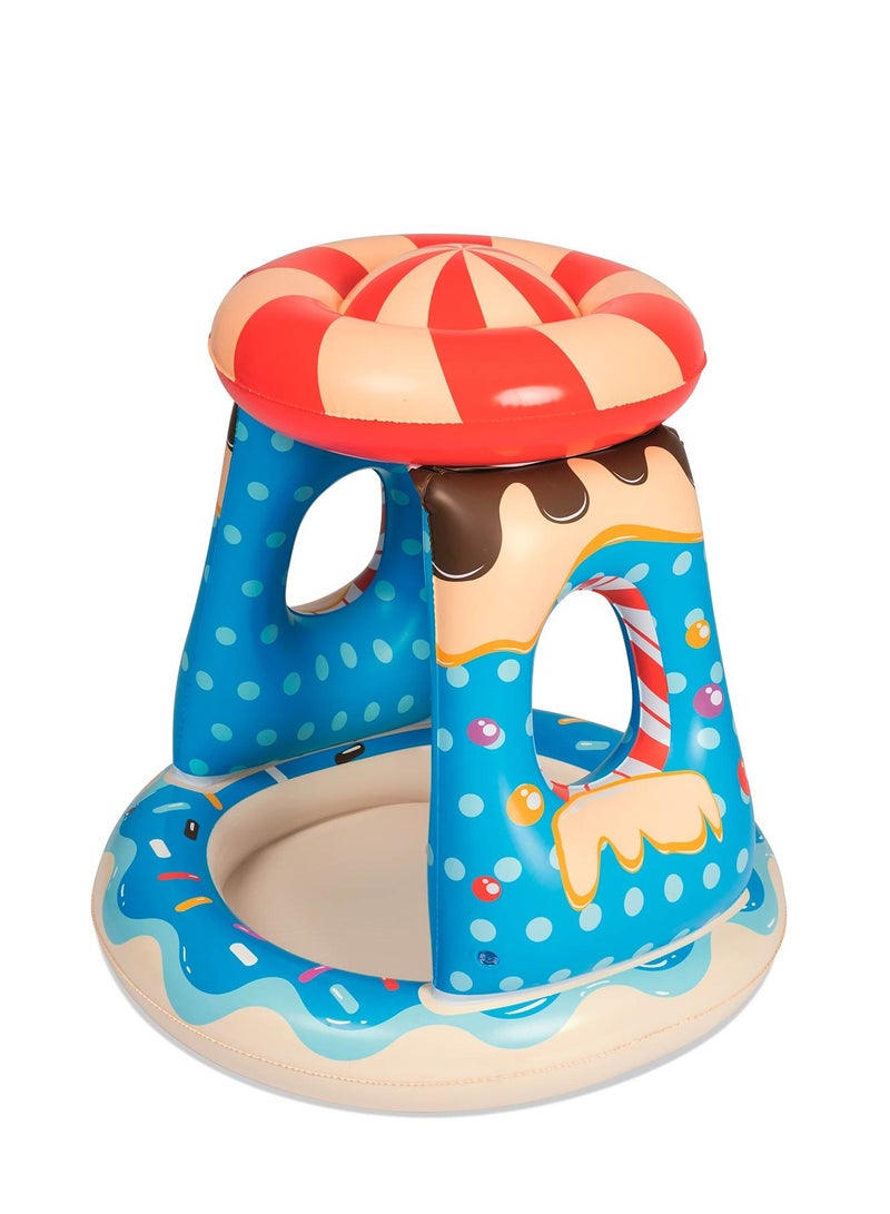 Bestway Bestway Candyville Inflatable Shaded Paddling Pool 91cm x 91cm x 89cm 52270 - Image 2