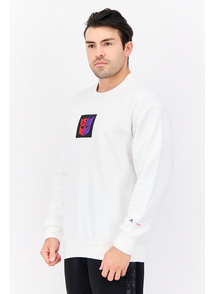 Adidas Adidas x Transformers Men Sportswear Fit Long Sleeves Outdoor Sweatshirt, White  - Image 2