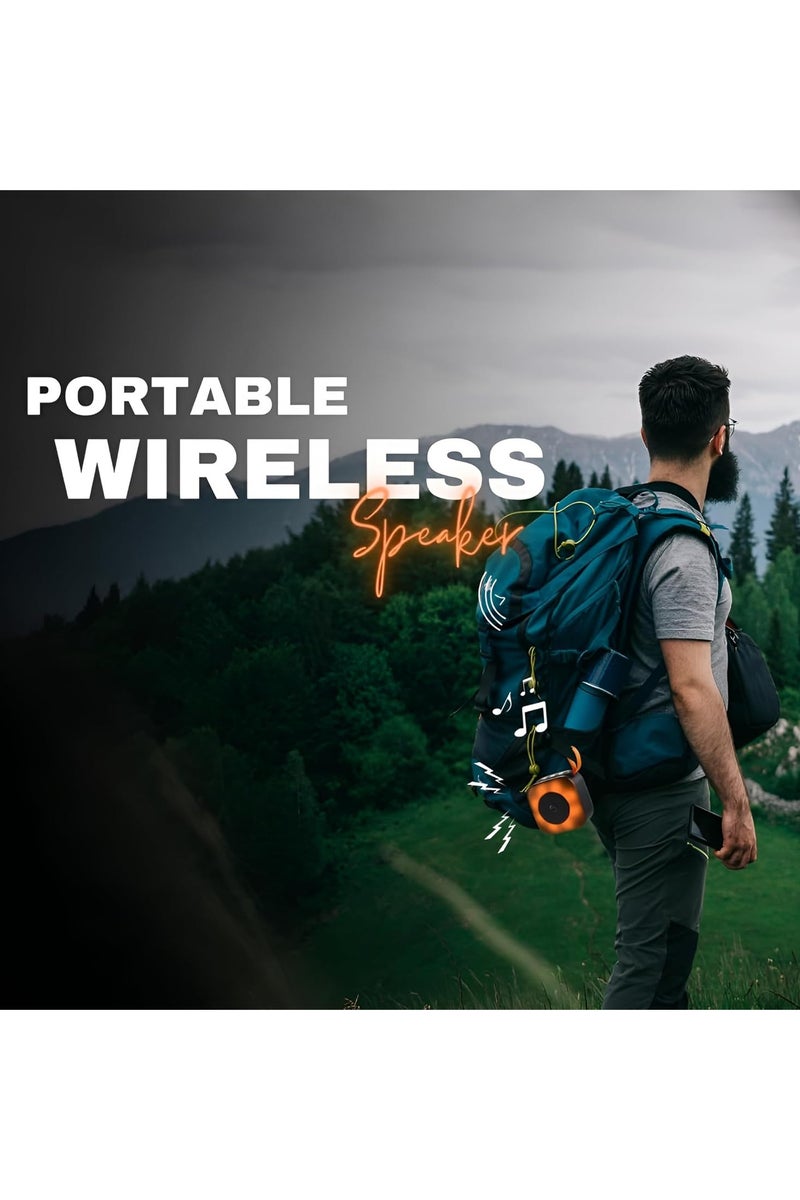 Plan A 5W Portable Bluetooth Speaker with RGB Lighting & Music Sync – Stereo Sound, Bluetooth 5.1, USB, TF, AUX, Rechargeable Battery, with Phone Holder – Perfect for Travel, Mobile, TV, PC - Image 5