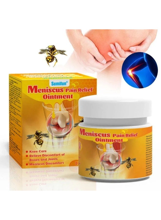 Sumifun Knee and Joint Meniscus Pain Relief Ointment, Herbal Bone Care Cream Helps Ease Arthritis Pain, Sports Injuries and Daily Joint Discomfort, Gentle on Skin and Easy to Use – 20g - Image 1