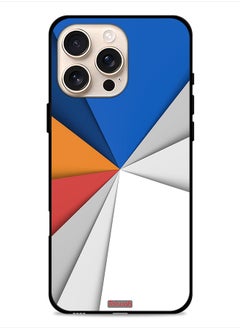 Apple iPhone 16 Pro Max Protective Case Cover Material Matches Abstract Art