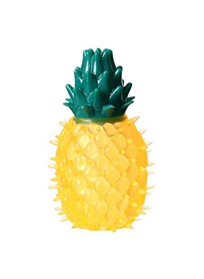 لعبة مضغ للكلاب تصدر أصواتًا لطيفة ومضحكة وواقعية لعض القطط للجراء مصنوعة من مادة Tpr ليمون + أناناس + بطيخ (مجموعة من 3 قطع) - Image 4