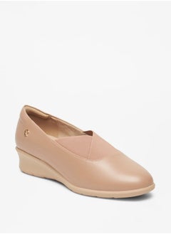 Women's Slip-On Ballerina Shoes with Wedge Heels