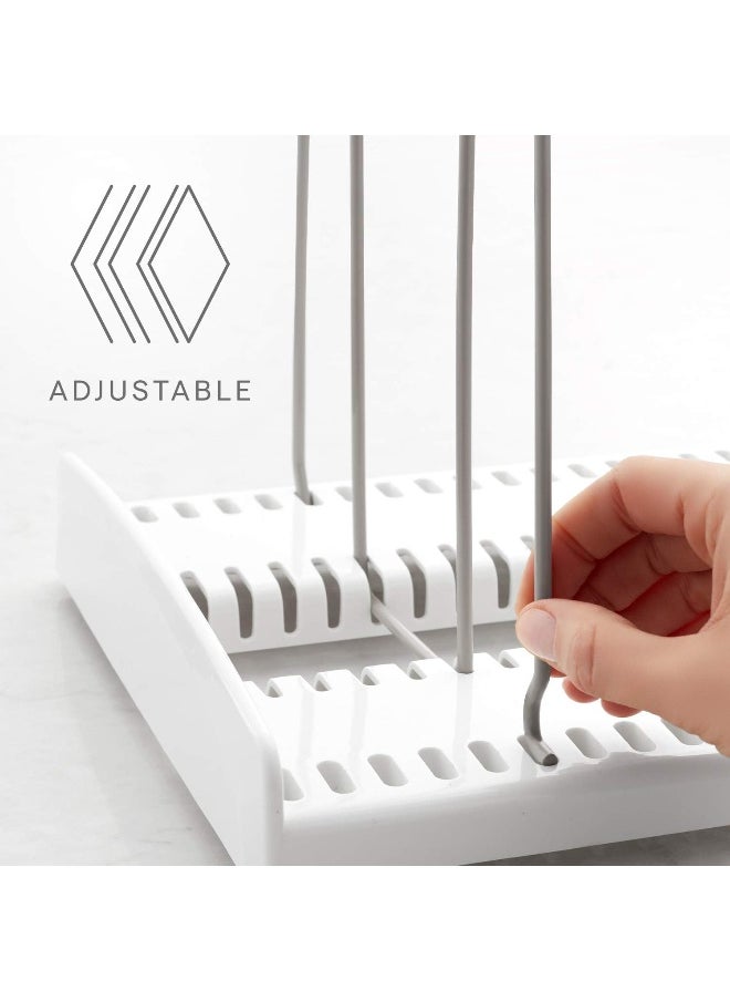 YouCopia Youcopia 50138 Storemore Rack Expandable Cookware Organizer, WhiteYouCopia Store More Exp And able Cookware Rack Adjustable Pan Organizer for Kitchen Cabinet Storage, White, 50138 White/Beige  - Image 4