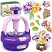TingingYuli Arts and Crafts Kit for Kids Ages 48Flower Bouquet ToysDIY Flower Market ToysBuild Your Flower BouquetEducational Christmas Birthday Easter Gifts for 3 4 5 6 7 8 9 Year Old GirlsPurple - Image 2