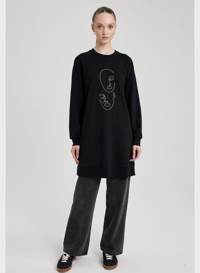 DeFacto Crew Neck Sweatshirt  - Image 3