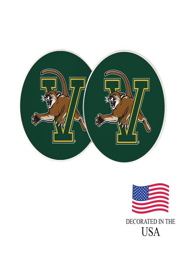 Desert Cactus University of Vermont Car Coaster UVM Catamounts Absorbent Sandstone Car Cup Coasters Set of 2 (Design A) - Image 4
