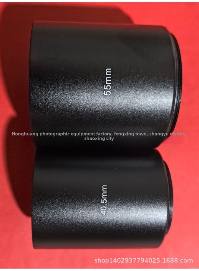 Metal Ultra-long Mid-focus Hood 37/38/39.52/55/58/62/67/72/77/82/86/95/105-Color:72 Extended Focus Height 65  - Image 1
