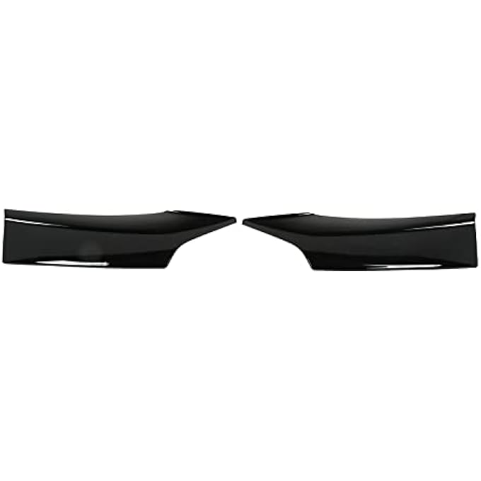 Brilluxa Front Bumper Splitter, Lip Spoiler Side Diffuser Compatible with BMW 1 Series F20 F21 M Sport 2012-2015, Pre-Facelift Bumper Lip Kit, Front Spoiler Extension, Car Body Aero Trim - Image 5
