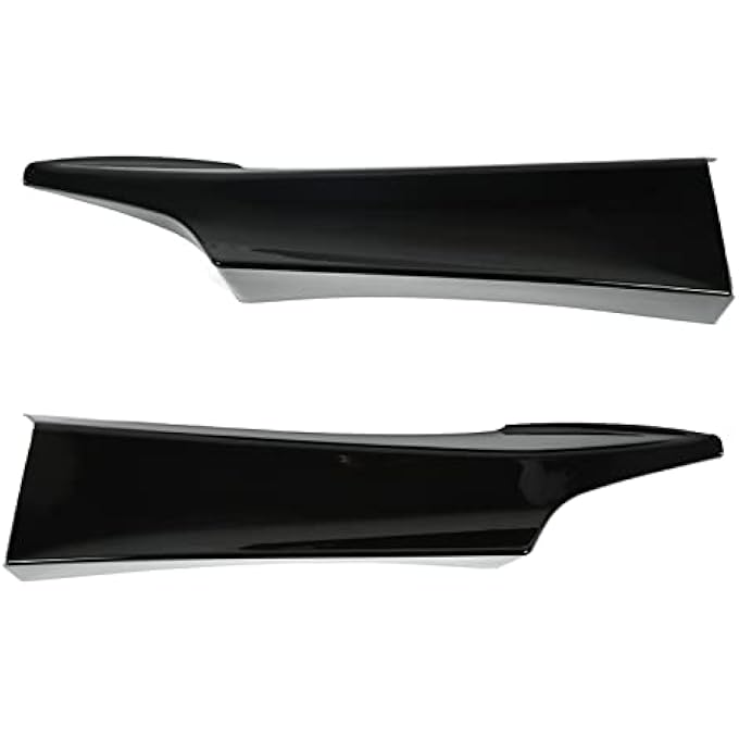 Brilluxa Front Bumper Splitter, Lip Spoiler Side Diffuser Compatible with BMW 1 Series F20 F21 M Sport 2012-2015, Pre-Facelift Bumper Lip Kit, Front Spoiler Extension, Car Body Aero Trim - Image 1