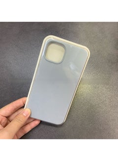For Iphone16 Liquid Silicone Phone Case For Iphone 16Pro Max/16Pro Full Covering Drop-Resistant Protective Case-Color:Blue Gray [with Logo]]-Applicable Model:For Iphone16promax [sealed Packaging]