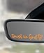SCUARI 4PCS Car StickersCar DecalsCar Accessories Stickers and DecalsTrust in God Rearview Mirror DecalTrust in God Automotive Mirror DecorationSuitable for Most Car Truck SUV Orange - Image 2