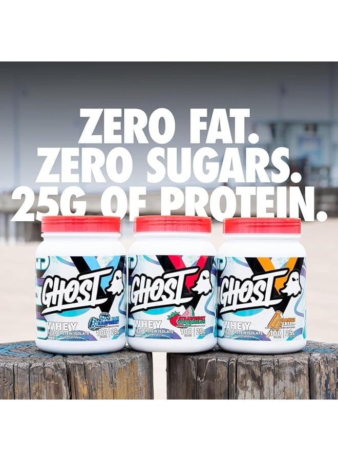 Ghost Whey Clear Protein Isolate Sour Strips Rainbow Flavor – 700g, 20 Servings Premium Fast-Absorbing Whey Protein Drink - Image 2