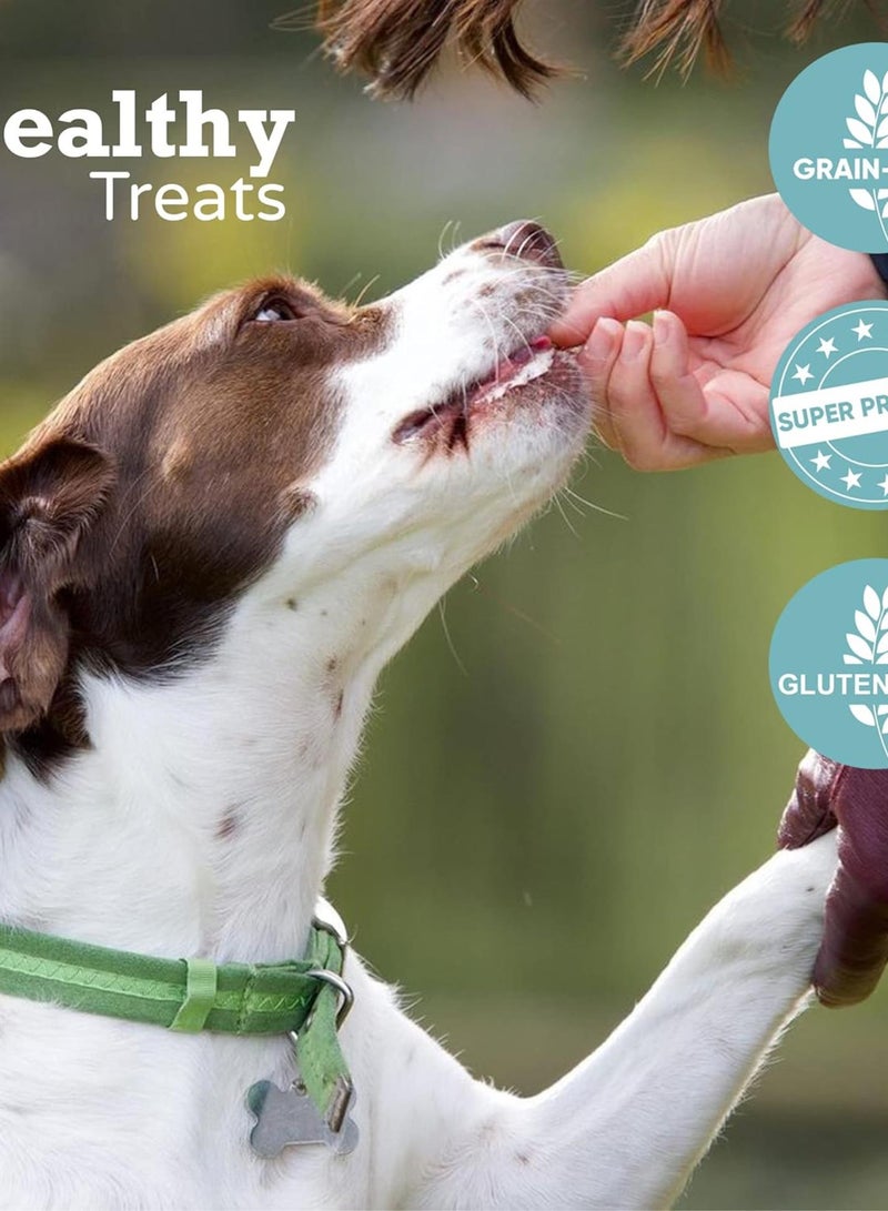 GGOOT Pet Products 100% Pure dried fresh meat Rabbit Venison & Wild Boar | Triple Pack Training Treats for Dogs | 3 x 150g Air-Dried Nibbles Dog Chews  - Image 4