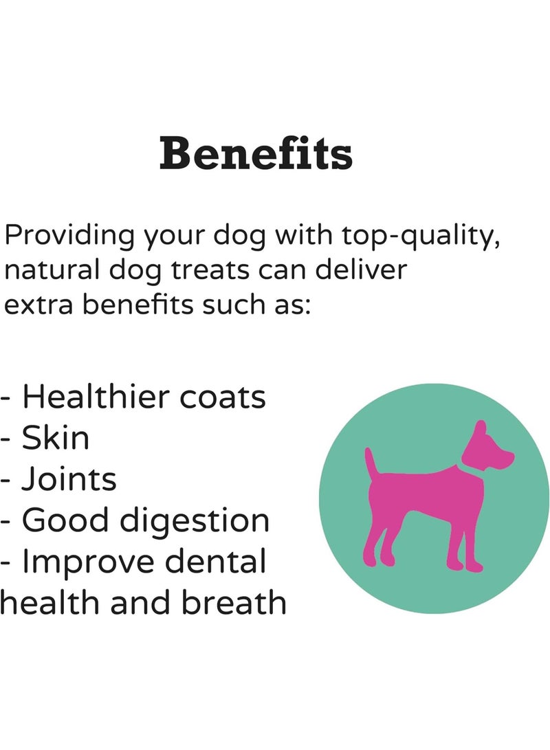 GGOOT Pet Products 100% Pure dried fresh meat Rabbit Venison & Wild Boar | Triple Pack Training Treats for Dogs | 3 x 150g Air-Dried Nibbles Dog Chews  - Image 3