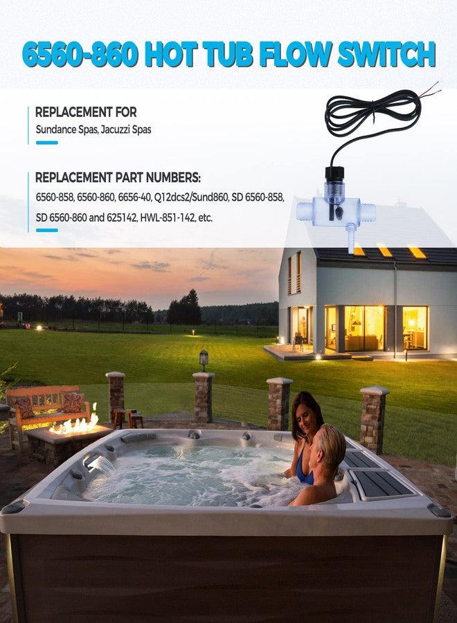 Lemfema 6560-860 Flow Switch Assembly Replacement Part for Sundance Spas, Jacuzzi Spas, Hot Tub Flow Switch Replace 6560-858 - Image 3