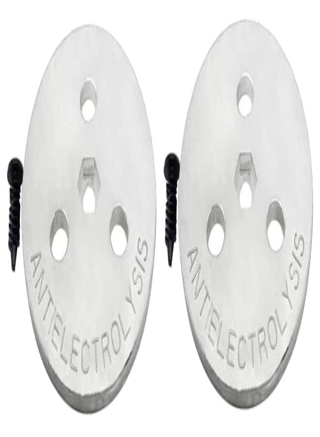 Poolzilla Zinc Anode Plate - 2 Pack, Keep Your Skimmer Basket in Place, Fights Against Corrosion and Electrolysis - Image 1
