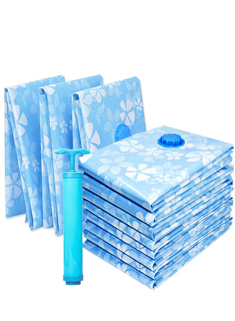 Arabest Thicker vacuum storage bag Vacuum compression bag Free hand pump set Reusable Blankets Clothes Quilts  - Image 1