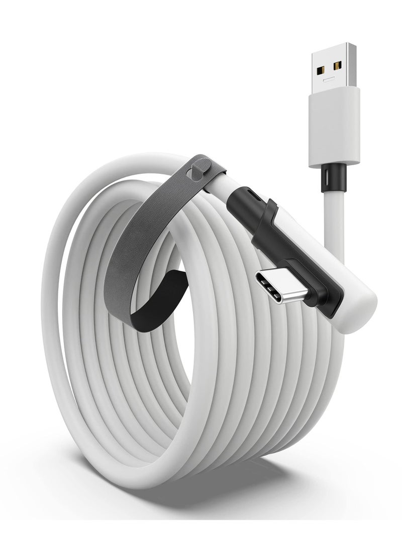 SYOSI Link Cable 5 Meters for Oculus Quest 2 Accessories and PC/Steam VR, High Speed PC Data Transfer, USB 3.2 to USB C Cable for VR Headset and Gaming PC  - Image 1