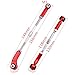 AllinRC Aluminum Steering Camber Link Set Toe Link Steering Linkage Turnbuckles and Camber Links for Arrma 18 KratonNotorious 6S BLX Upgrades Parts Red - Image 4