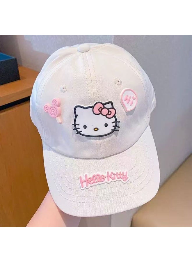 هالو كيتي قبعة بيسبول قطنية كلاسيكية لتظليل الرأس في الهواء الطلق - Image 2