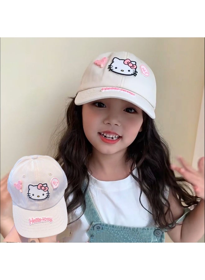 هالو كيتي قبعة بيسبول قطنية كلاسيكية لتظليل الرأس في الهواء الطلق - Image 1