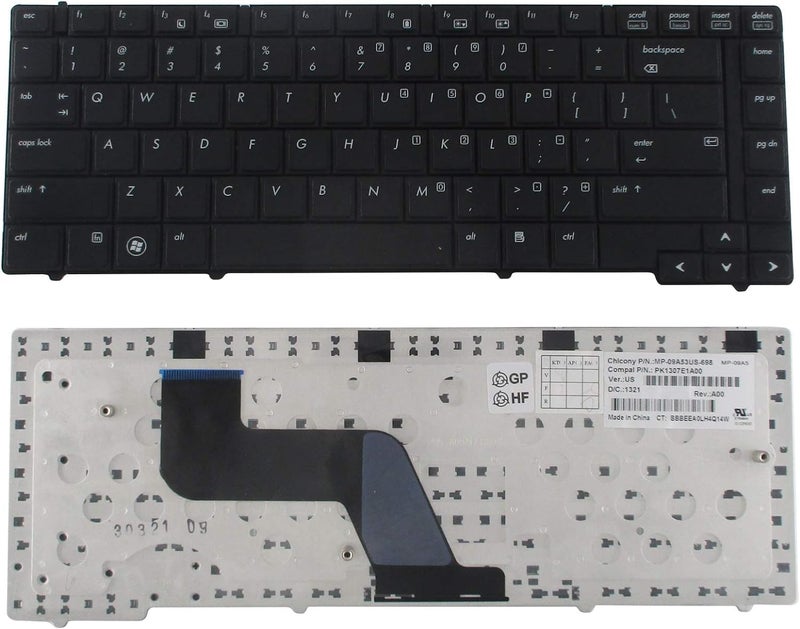 SellZone Laptop Keyboard Replacement Compatible for HP Probook 6440B, 6445B, 6450B - Image 1