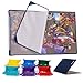 Tektalk Foldable Jigsaw Puzzle Board with 6 Color Sorting Trays Portable Puzzle Mat with Puzzle Dustproof Cover NonSlip Surface Up to 1000 Pieces Gray - Image 2