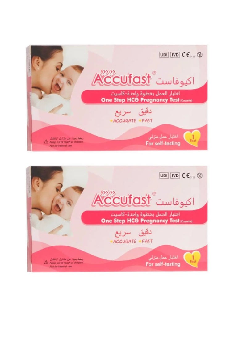 Accufast Accufast Home Pregnancy Test Cassette 2 Pieces 