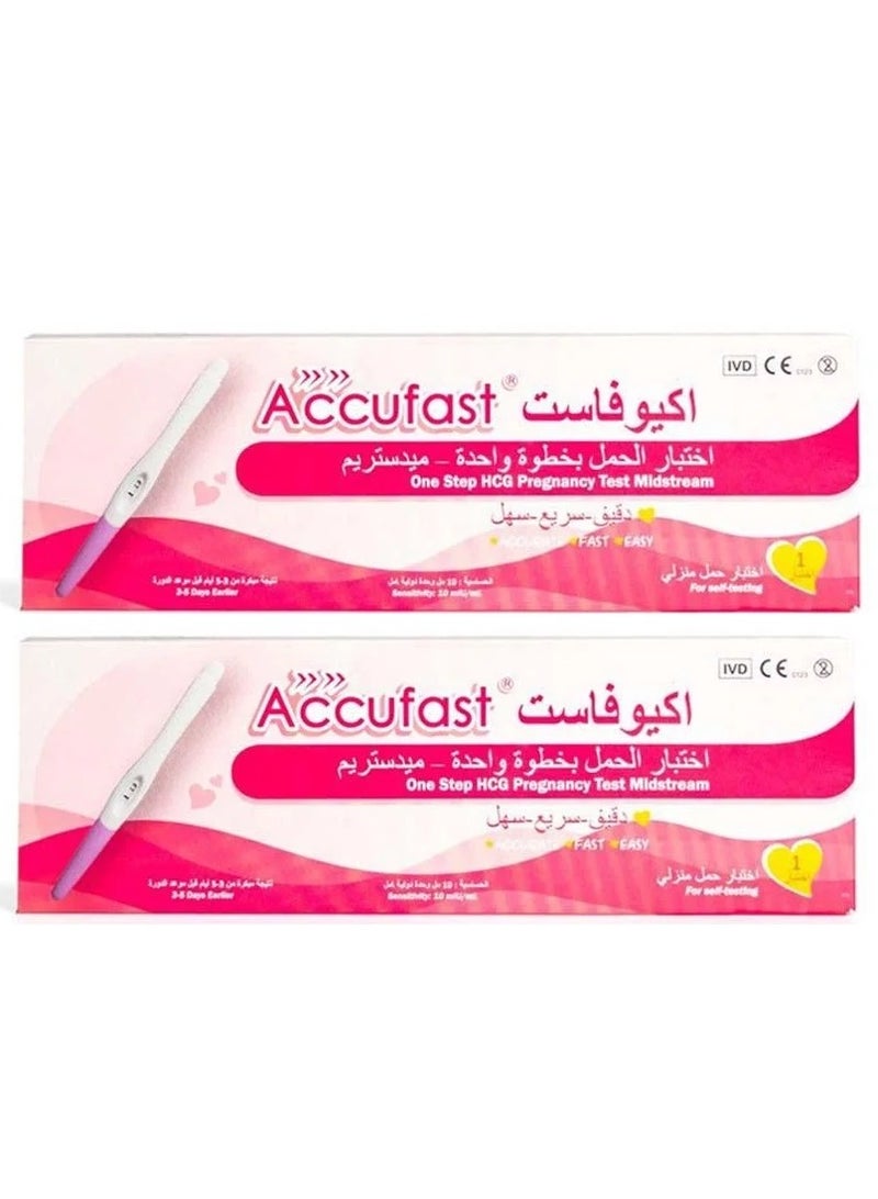 اكيوفاست جهاز اختبار حمل منزلي 2  قطعة