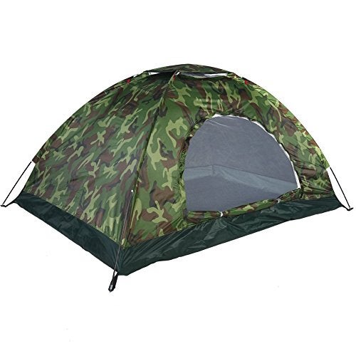 Egab Picnic Camping Portable Tent (Camouflage, 2 Person Tent) - Image 1