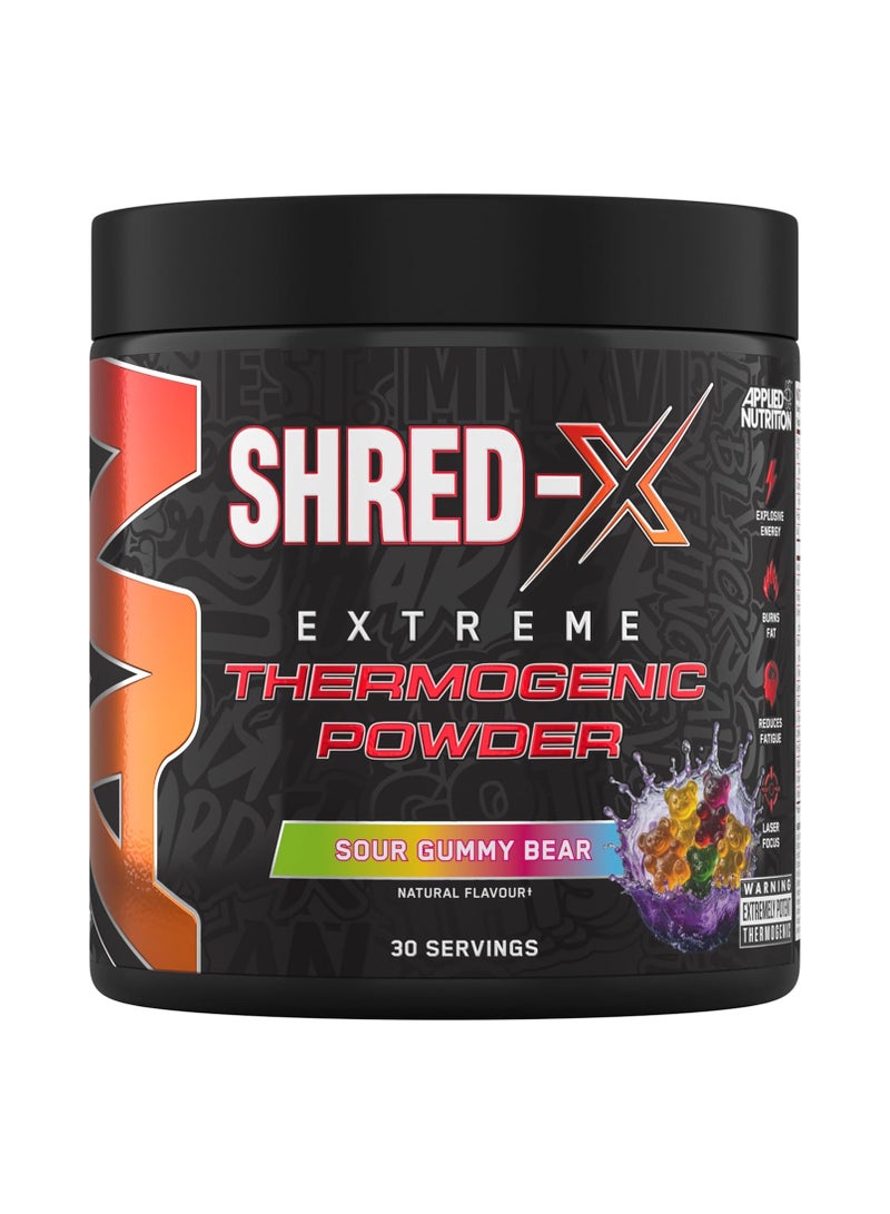 Applied Nutrition Shred X Fat Burner - Sour Gummy Bear - 30SER - Image 1