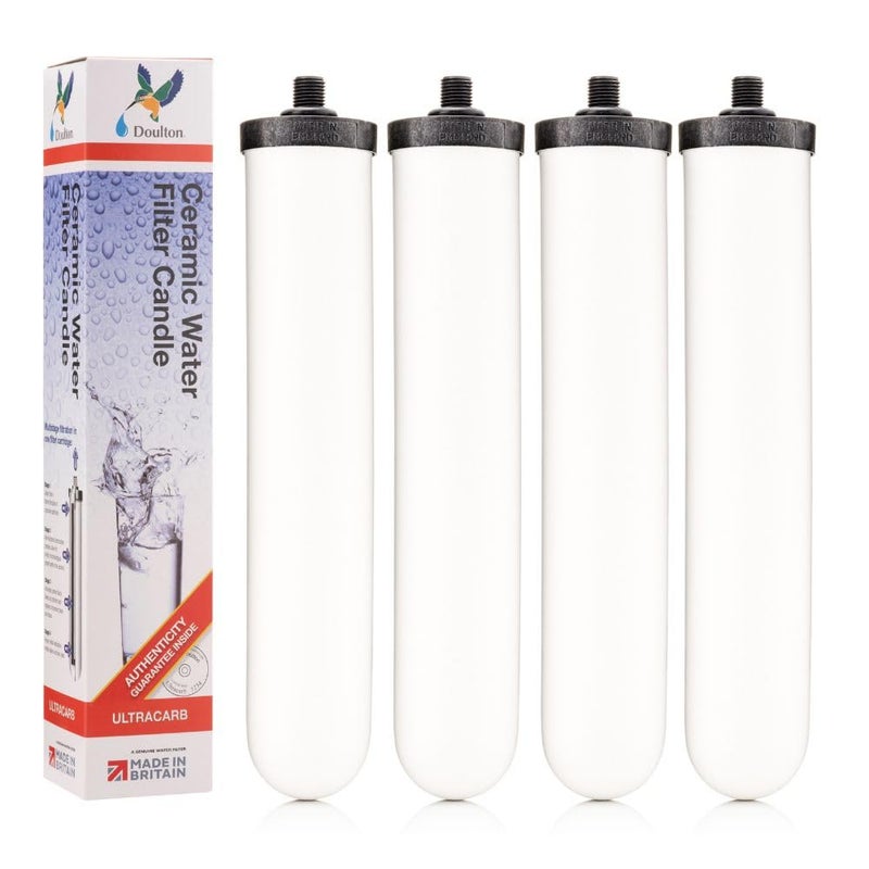 DOULTON W9123053 10 UltraCarb Authentic Drinking Water Ceramic Replacement Candle Element Filter 9501 White NSF Certified BSP Thread - Image 2