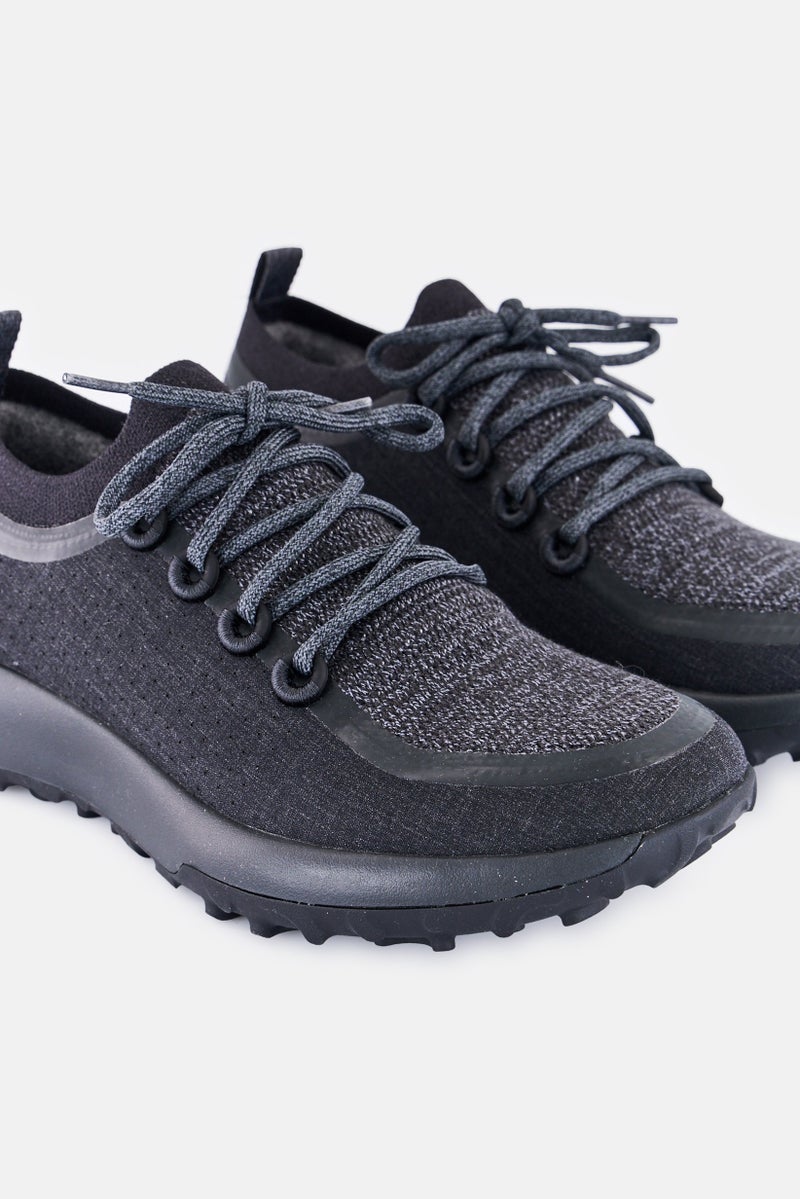 Allbirds Women Wide Lace Up Casual Shoes, Black - Image 4