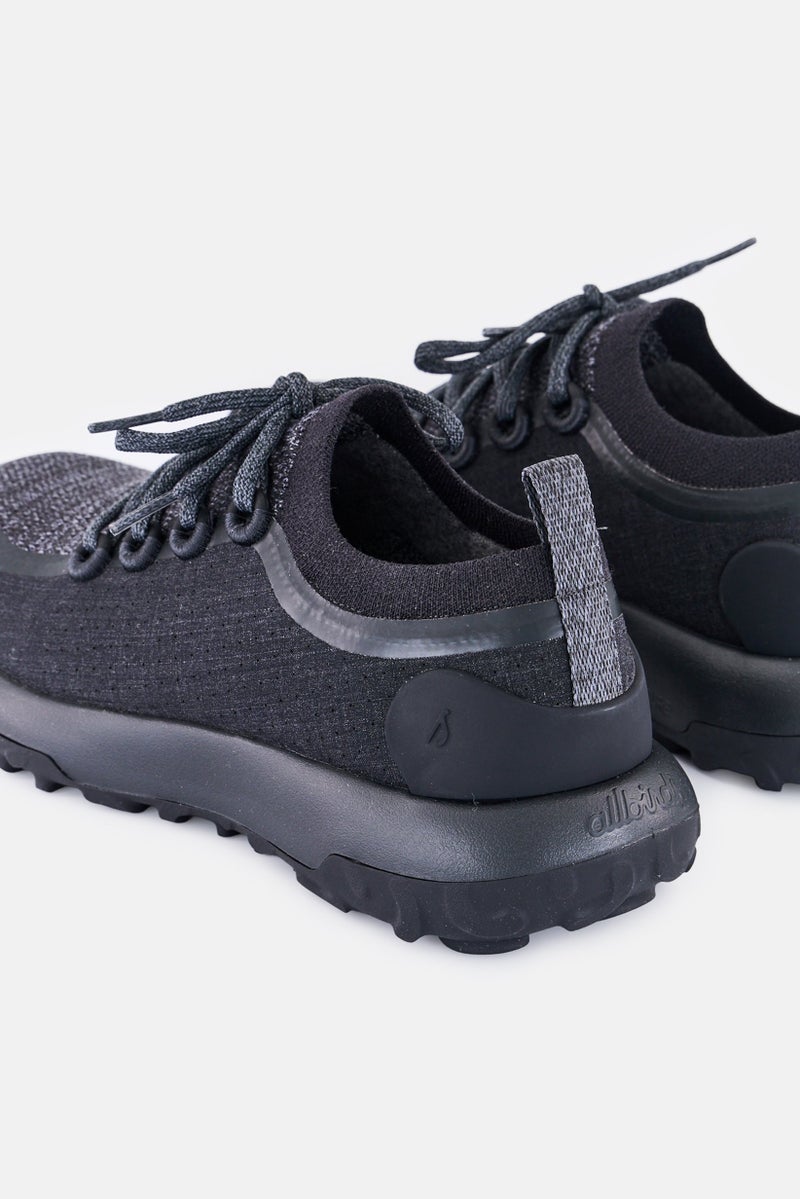 Allbirds Women Wide Lace Up Casual Shoes, Black - Image 3