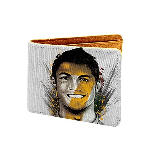 ShopMantra Ronaldo Wallet for Boys | Stylish Football Soccer Fan Bi-Fold Faux Leather Boys Purse | Gift Wallet for Fans - Image 3