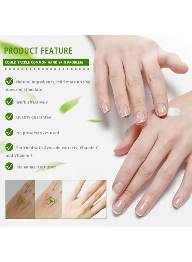 Aichun beauty 80ml Collagen Snail Whitening Hand & Foot Cream For Fair Skin Moisturizing Beauty Hand And Foot Cream Glowing Skin Care Hydrating Nourishing Collagen Snail Anti Crack Anti Wrinkles Hand And Foot Cream - Image 5