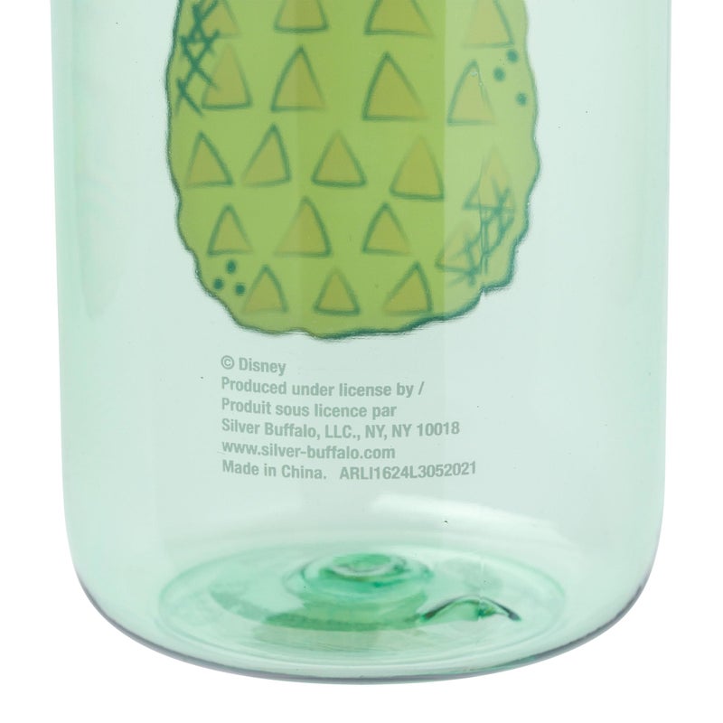 Silver Buffalo Disney Lilo and Stitch Pineapple Pop Up Peek-A-Boo Water Bottle with Screw-On Lid, 28 Ounces - Image 4