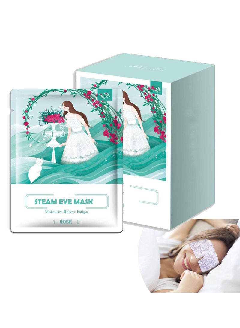 SYOSI Steam Eye Mask, 10 Packs Hot Steam Eye SPA Mask - Image 1