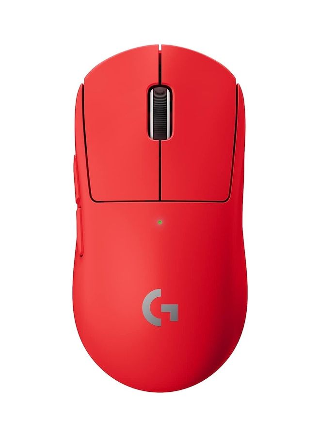 G PRO X SUPERLIGHT Wireless Gaming Mouse, Ultra Lightweight 63 g, HERO 25K Sensor, 25,600 DPI, 5 Programmable Buttons, Long Battery Life, On-Board Memory, for esports, PC/Mac - Red