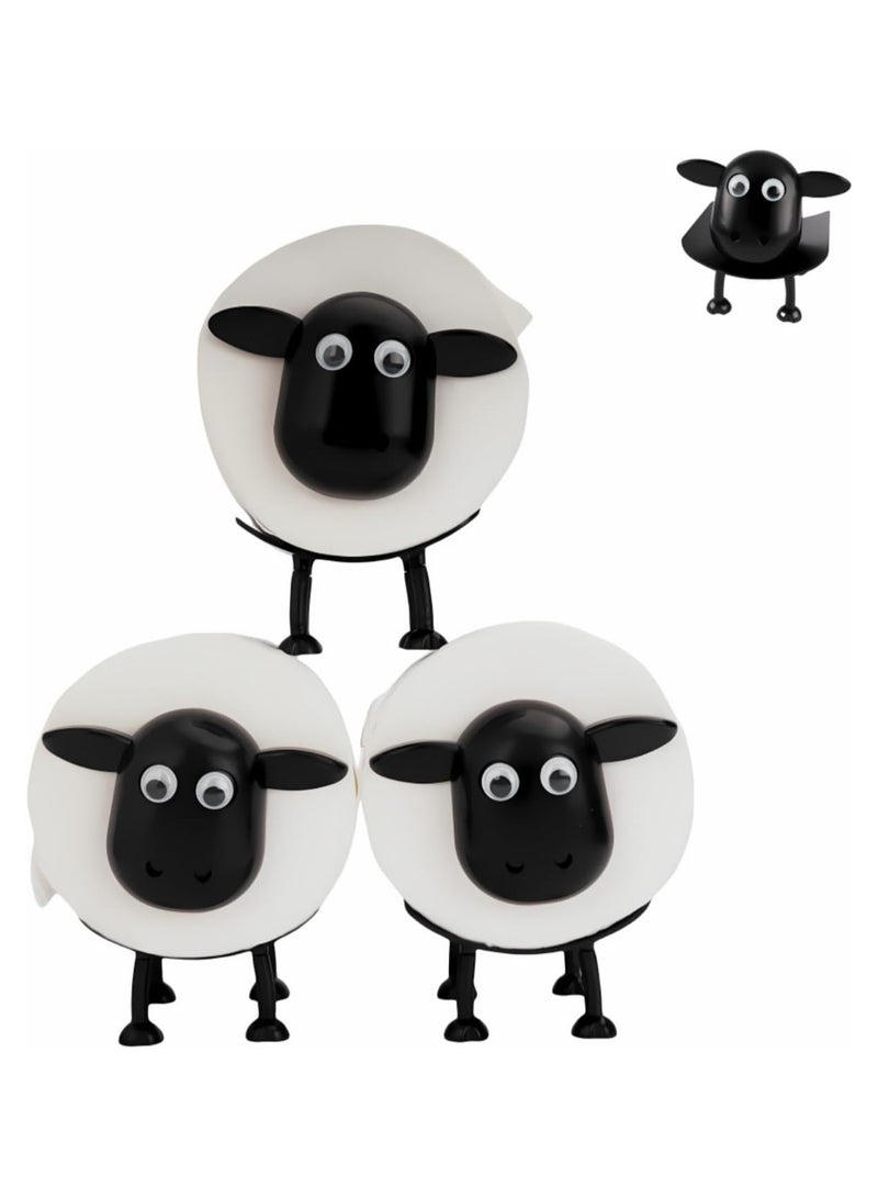 Sheep Toilet Paper Roll Holder, Tissue Paper Storage Stand, 3D Printed Black Sheep Loo Roll Holder, Wall Mount Tissue Basket for Bathroom, Fun Housewarming Gift & Bathroom Decor (3) - Image 1