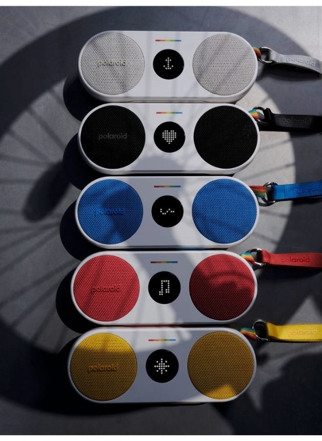 Polaroid POLAROID P2 Music Player Bluetooth Wireless Portable Speaker - Black & White  - Image 4