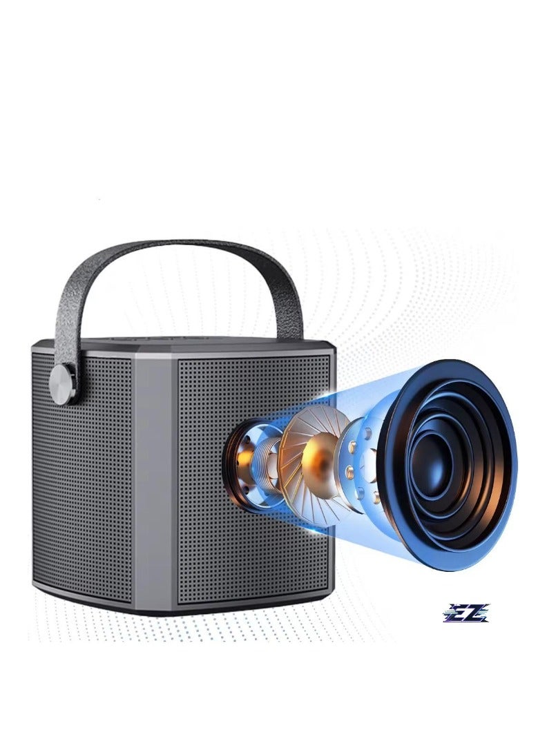 ELTRAZONE Portable Bluetooth Karaoke Speaker for Kids & Family | Wireless PA System with Built-In Microphone | Rechargeable, Easy-to-Use, Ideal for Karaoke Parties, Outdoor Fun, Home Entertainment, and Singing Sessions | Perfect Gift for Children - Image 2