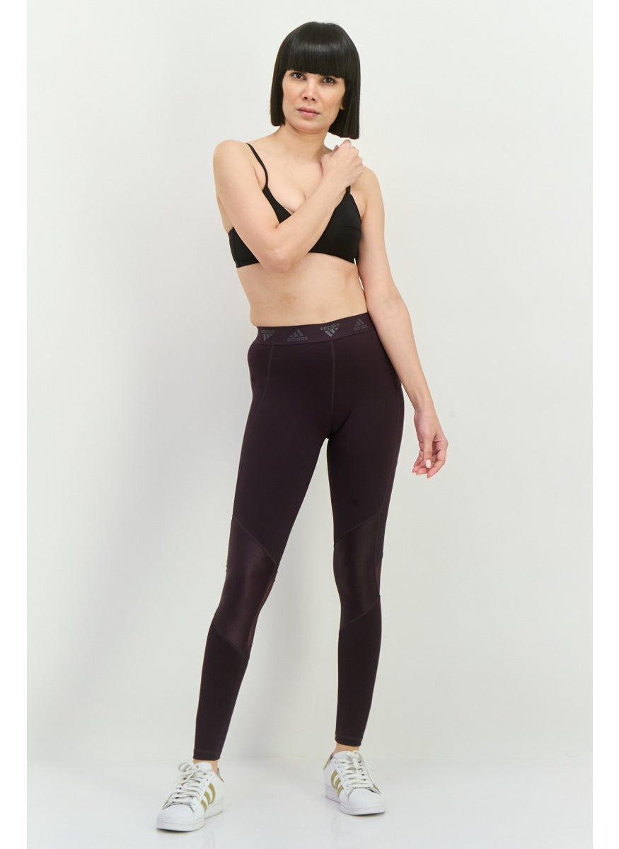 Adidas - Women Sportswear Fit Training Legging, Dark Purple - Image 1