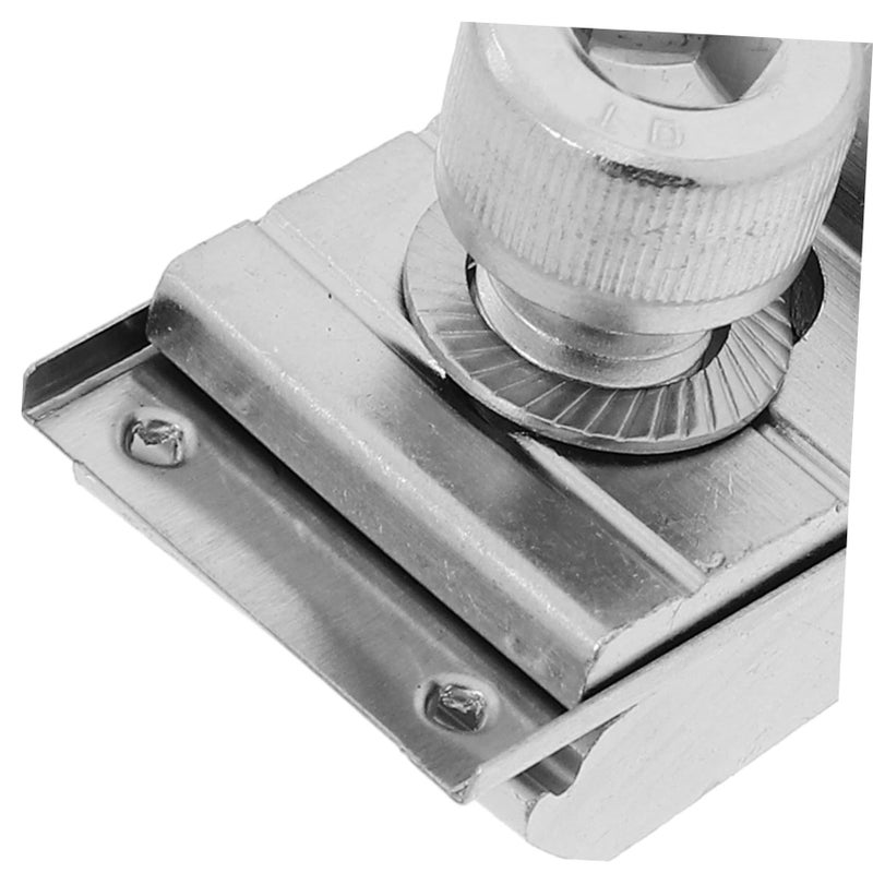 4 Pcs Solar Grounding Lug Aluminum End Clamp For Copper Earth Wire Weather Resistant Grounding Clip Bracket For RV Roof Boat Solar Panel Array Installation - Image 4