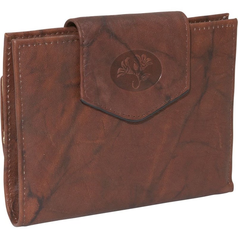 Buxton Heiress Cardex Wallet, Mahogany, One Size